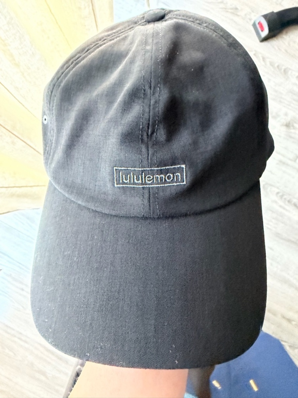 lululemon athletica Black Minimal Logo Baseball Cap